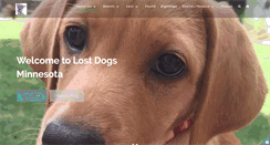 Desktop Screenshot of lostdogsmn.com